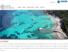 Tablet Screenshot of hoteldacecco.com